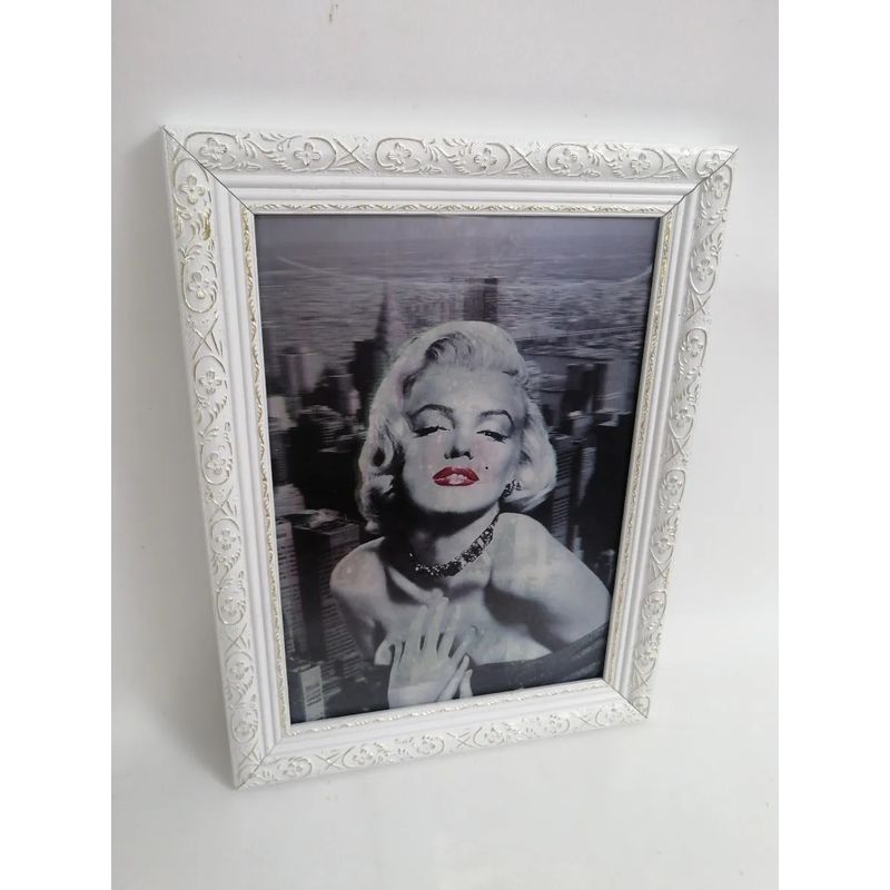 GENERICO - Cuadro 3d Marilyn Monroe Retro Vintage Usa