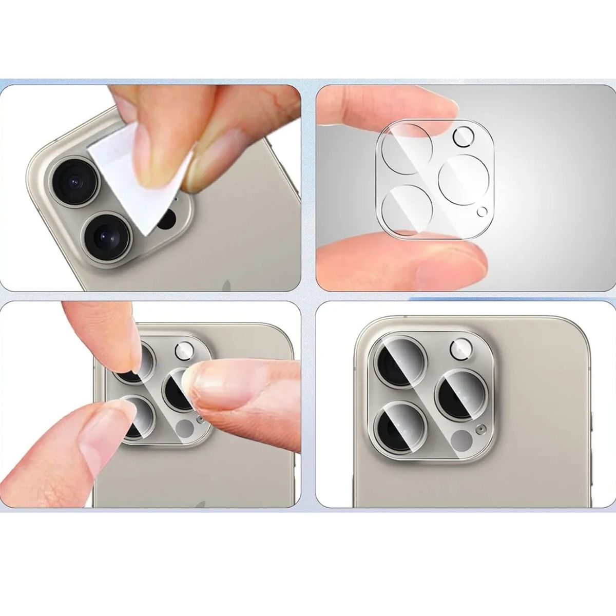 GENERICO - Vidrio Protector Cámara Resistente Compatible iPhone 11 Y 12 Mini