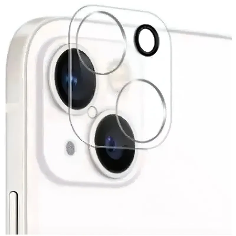 GENERICO - Vidrio Protector Cámara Resistente Compatible iPhone 15 Y 15 Plus