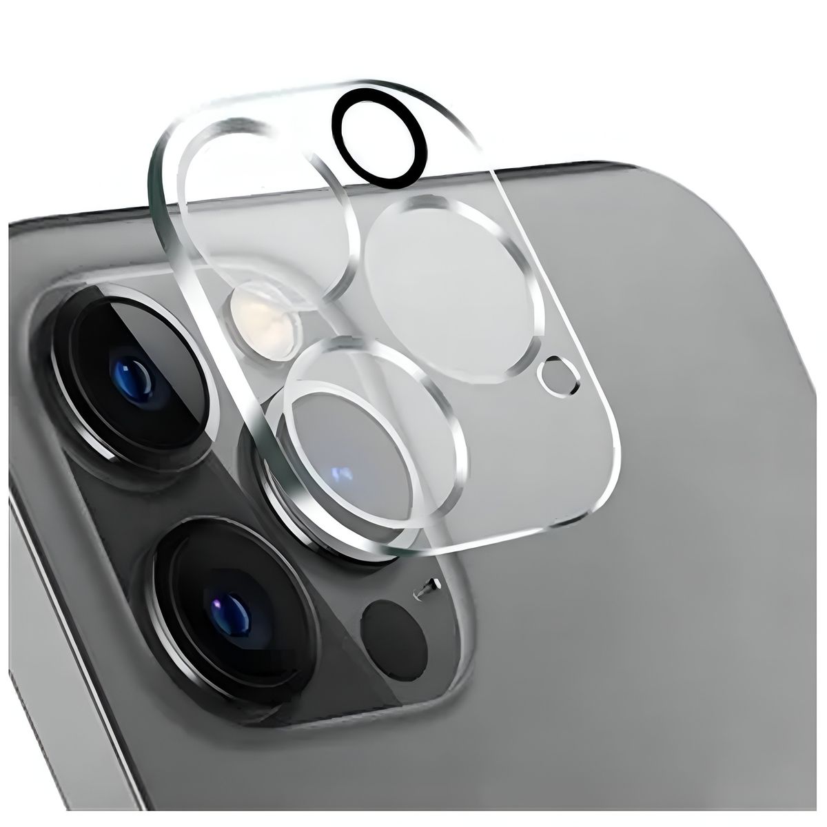 GENERICO - Vidrio Protector Cámara Resistente Compatible iPhone 15 Pro 15 Pro Max