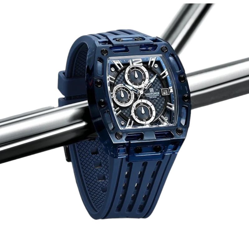 NAVIFORCE - RELOJ NAVIFORCE ORIGINAL SILICONA NF7105 AZUL