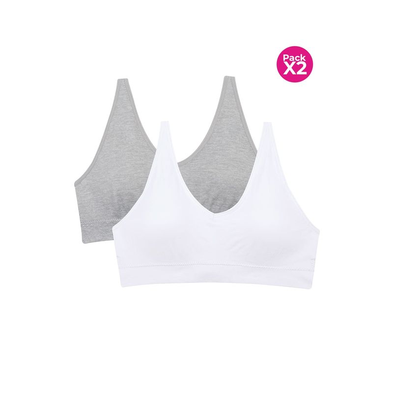LILI PINK - Top seamless paquete x2 para adolecentes