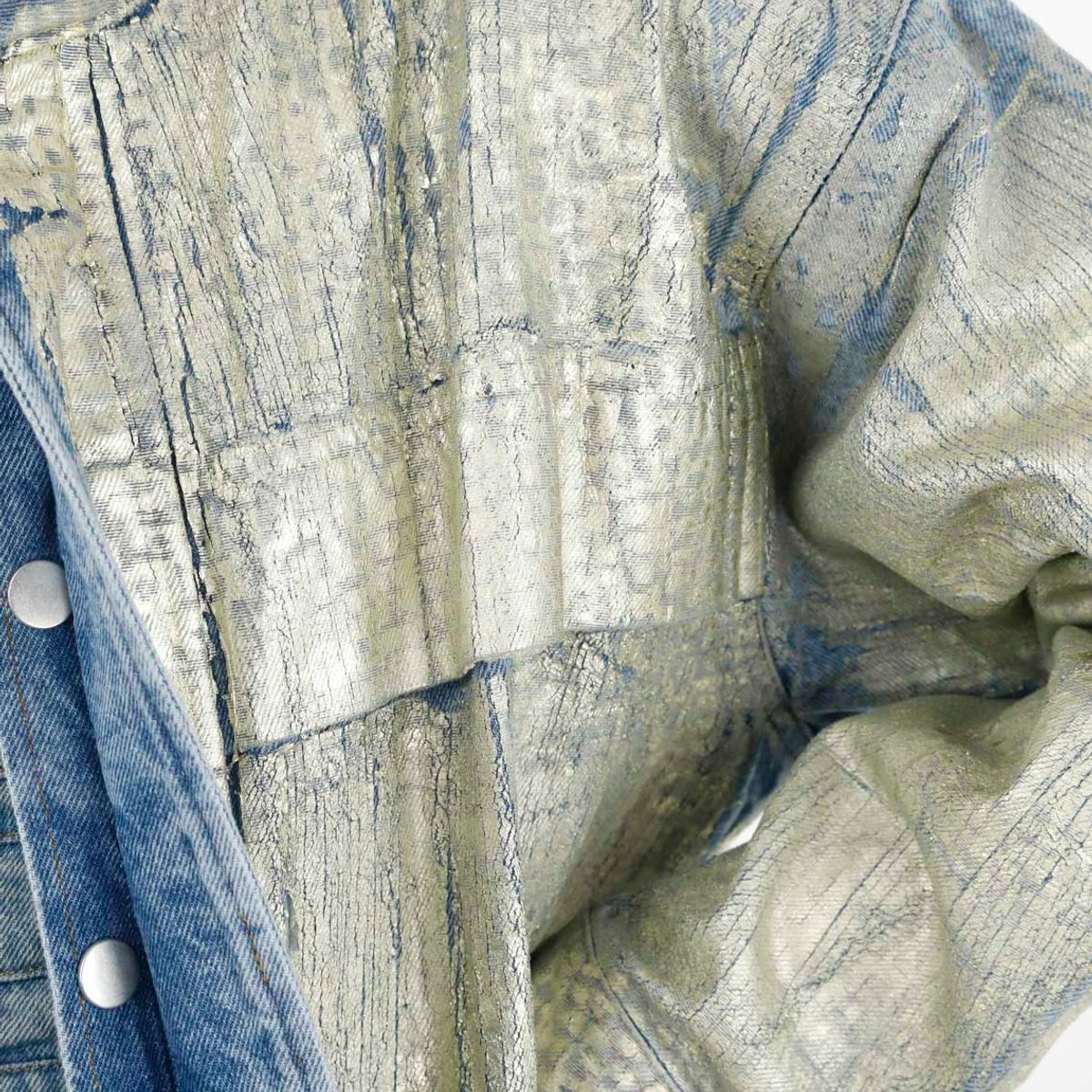 TENNIS - Chaqueta efecto metalizado oversize para mujer