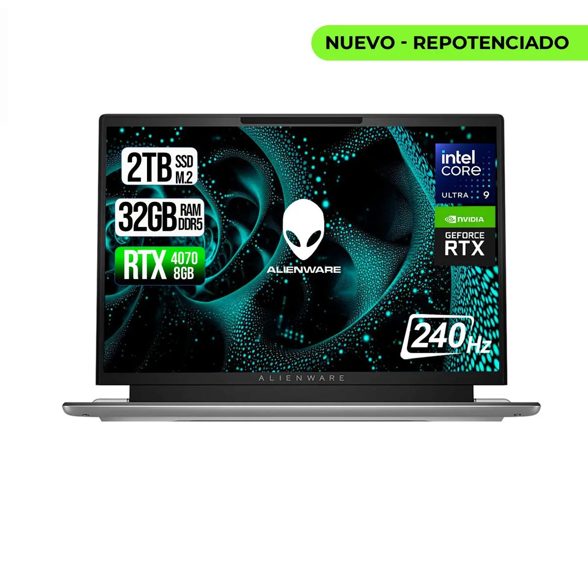 DELL - DELL ALIENWARE INTEL CORE ULTRA 9-185H RTX 4070 8GB SSD 2TB RAM 32GB LED 16" QHD 240Hz
