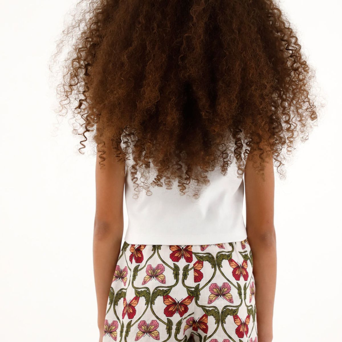 TENNIS - Camiseta tipo esqueleto blanca para niña