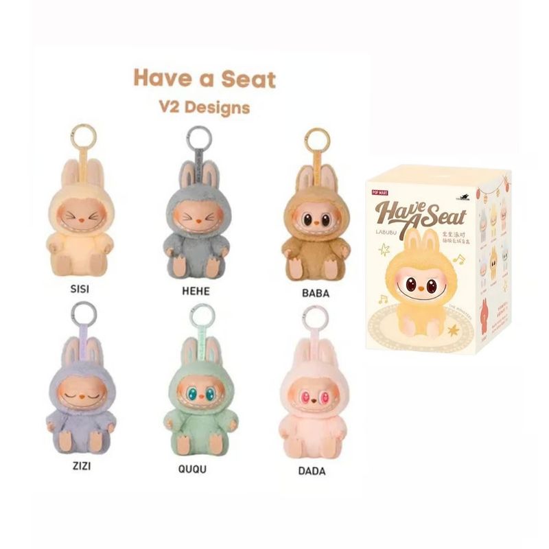 GENERICO - Labubu Llavero Colgante de Peluche Diseño Sorpresa