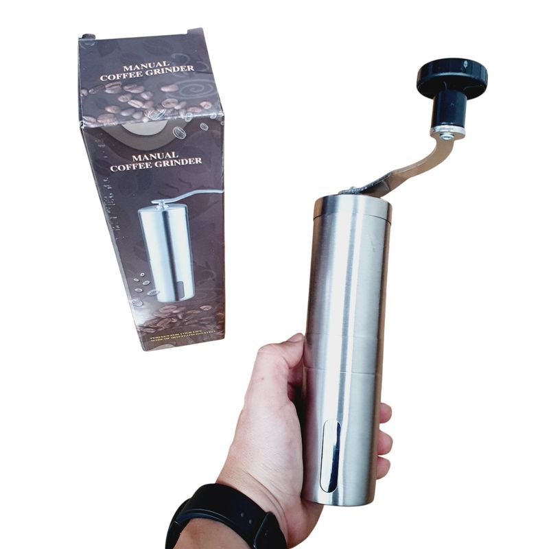 GENERICO - Molinillo Cafe Manual Acero Inoxidable Triturador Grinder