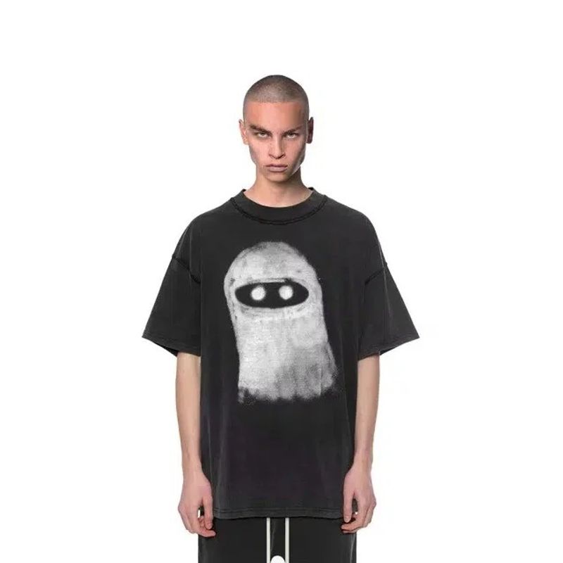VANN - Camiseta Para Hombre En Algodón Ghost T-shirt Negro