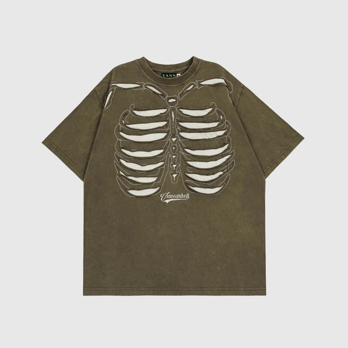 VANN - Camiseta Para Hombre En Algodón Bones T-shirt