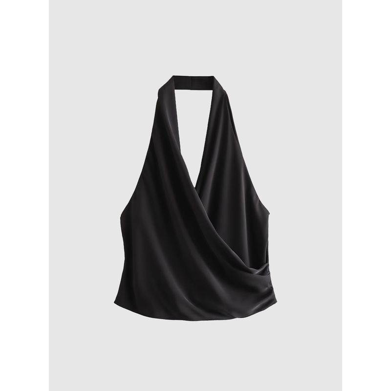 VANN - Blusa Para Mujer Luxur Halter Top Negro