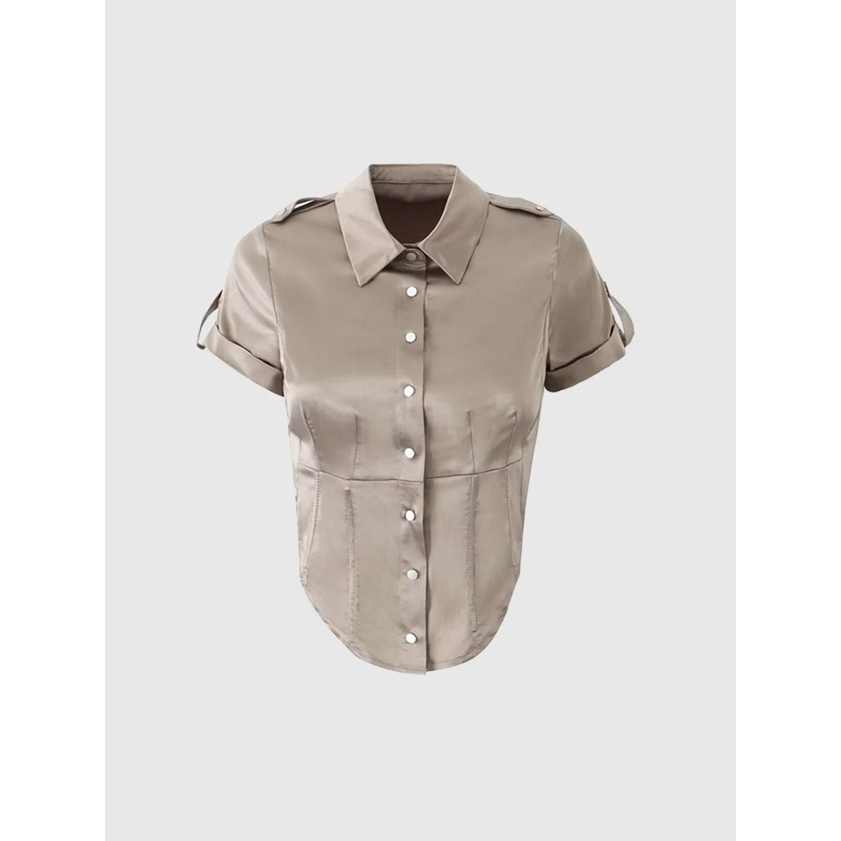 VANN - Camisa Para Mujer Brook Shirt Beige