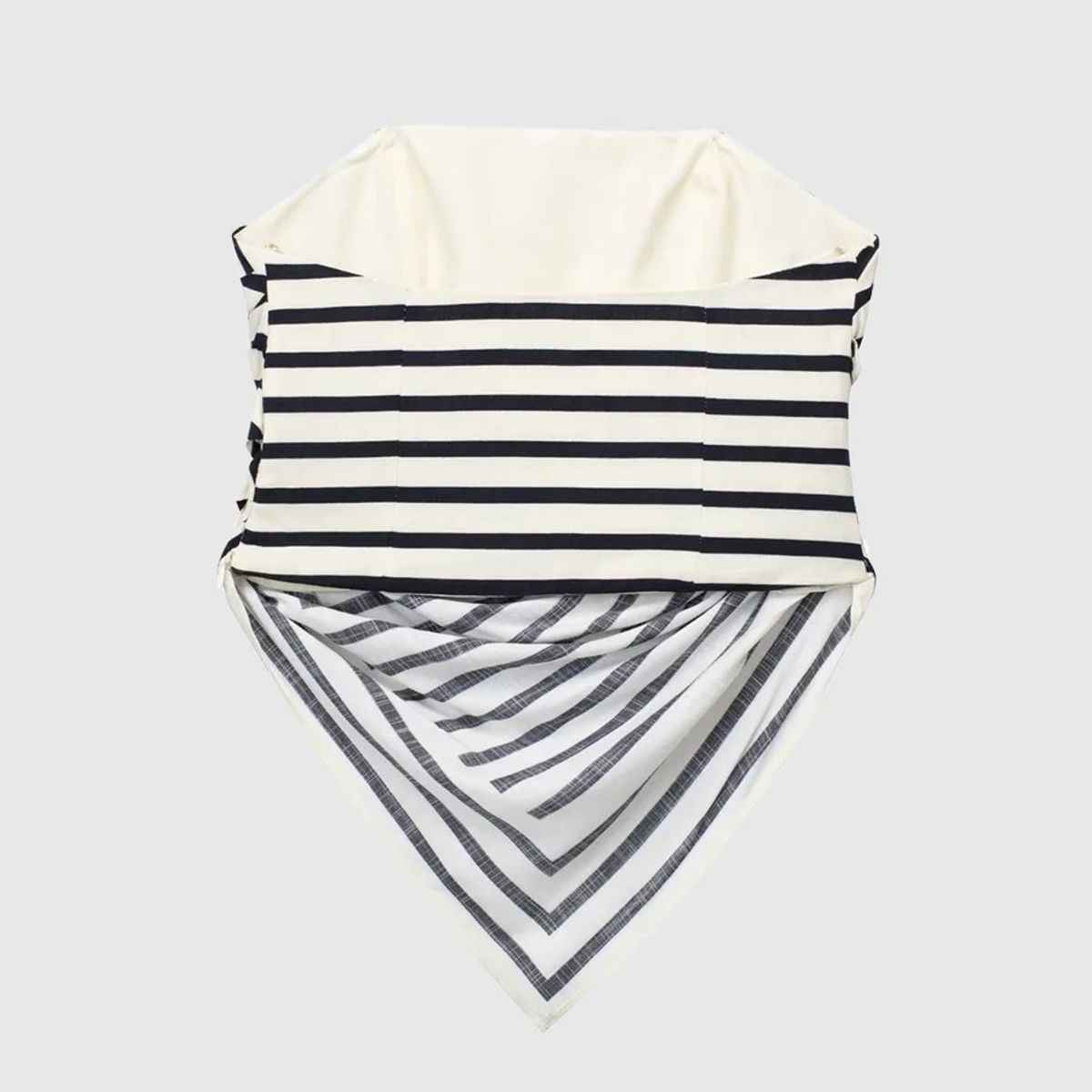 VANN - Top Para Mujer Top Stripes Blanco