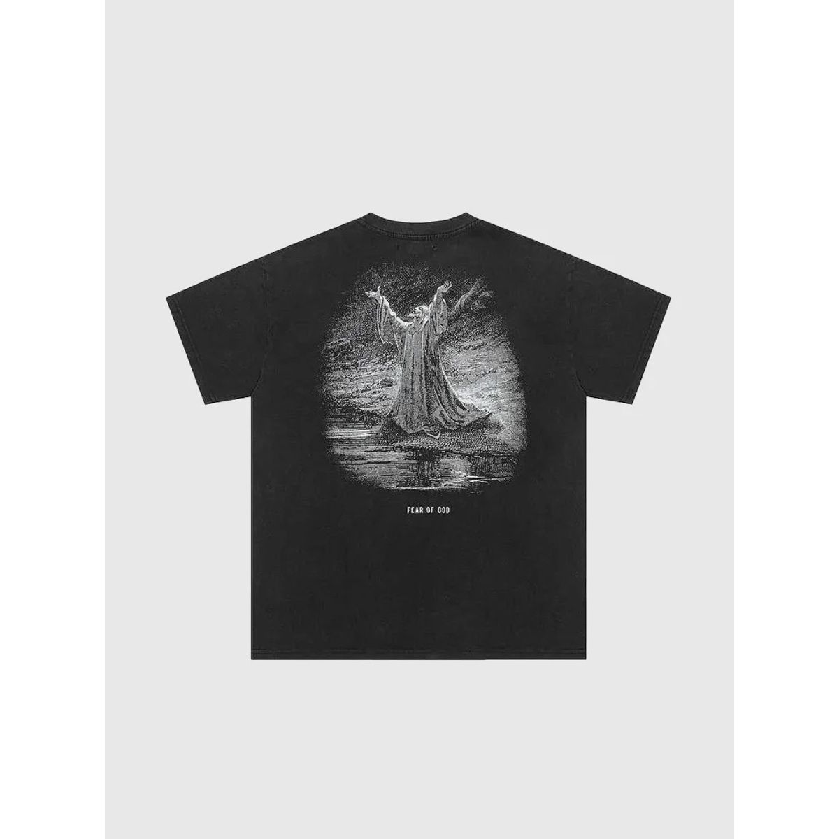 VANN - Camiseta para Hombre En Algodón Union T-shirt Negro