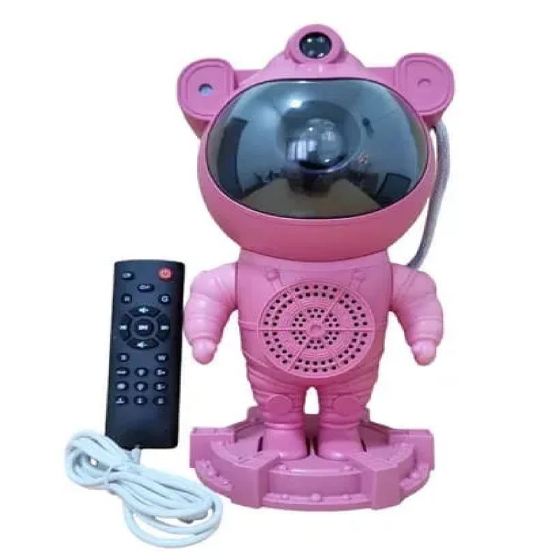 GENERICO - Astronauta Proyector De Luces Galaxia Bluetooth Con Parlante