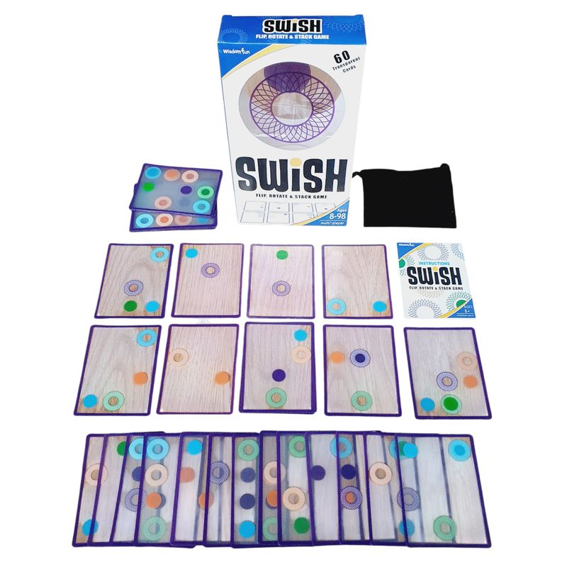 GENERICO - Swish Razonamiento Espacial Wisdom Fun Tarjetas Juego Mesa