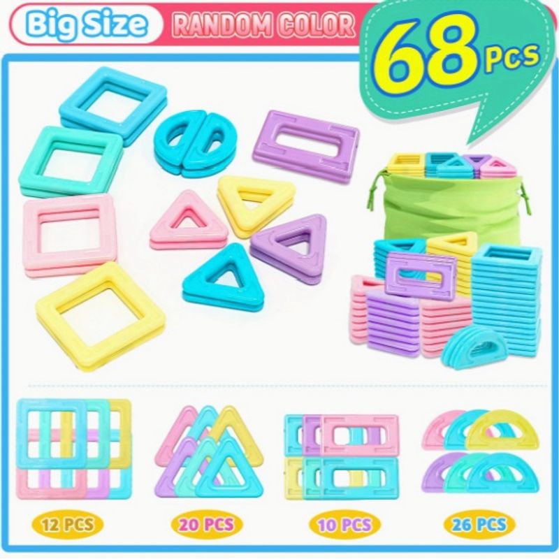 GENERICO - BLOQUES PARA CONSTRUCCION MAGNETICOS
