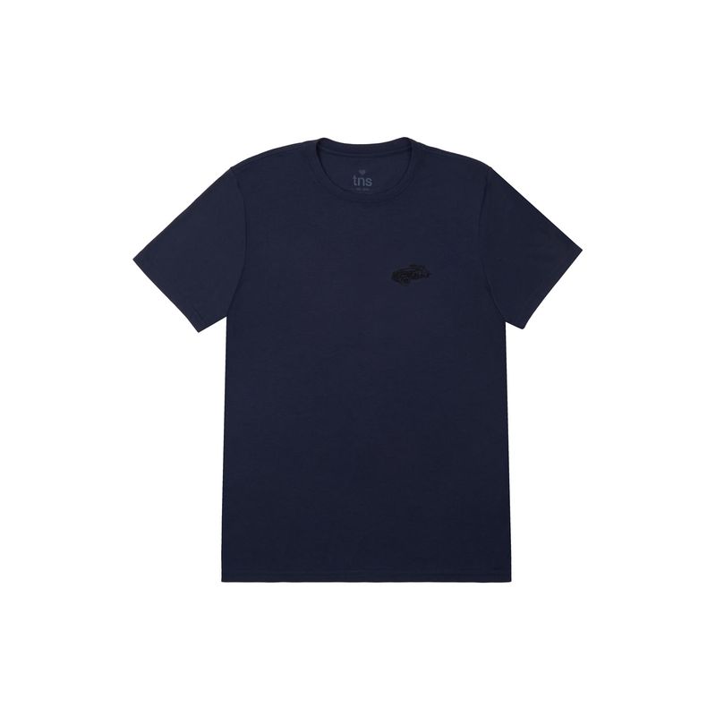 TENNIS - Camiseta básica estampada azul para hombre
