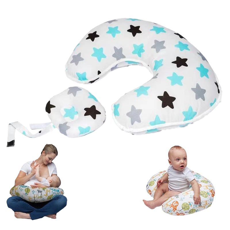 BOOGY - Almohada Cojín de lactancia materna multiusos Estrellas