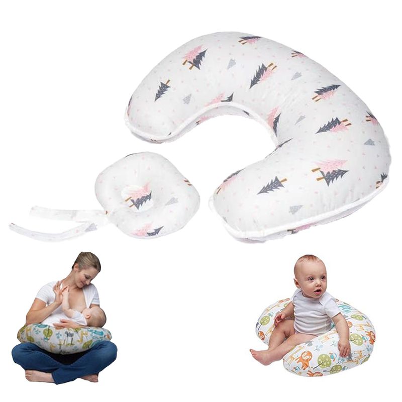 BOOGY - Almohada Cojín de lactancia materna multiusos Bosques