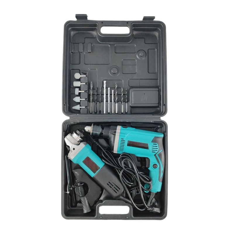 TALAMO HOGAR - Combo Taladro Percutor Y Pulidora 800W