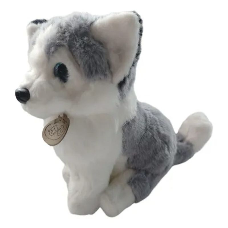 GENERICO - Peluche Lobito Gris Que Conquista Corazones