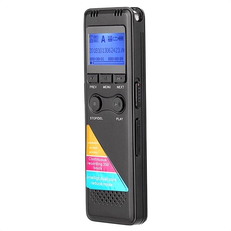 DIGITAL POS - Grabadora Periodista Voz Digital Recargable Audio
