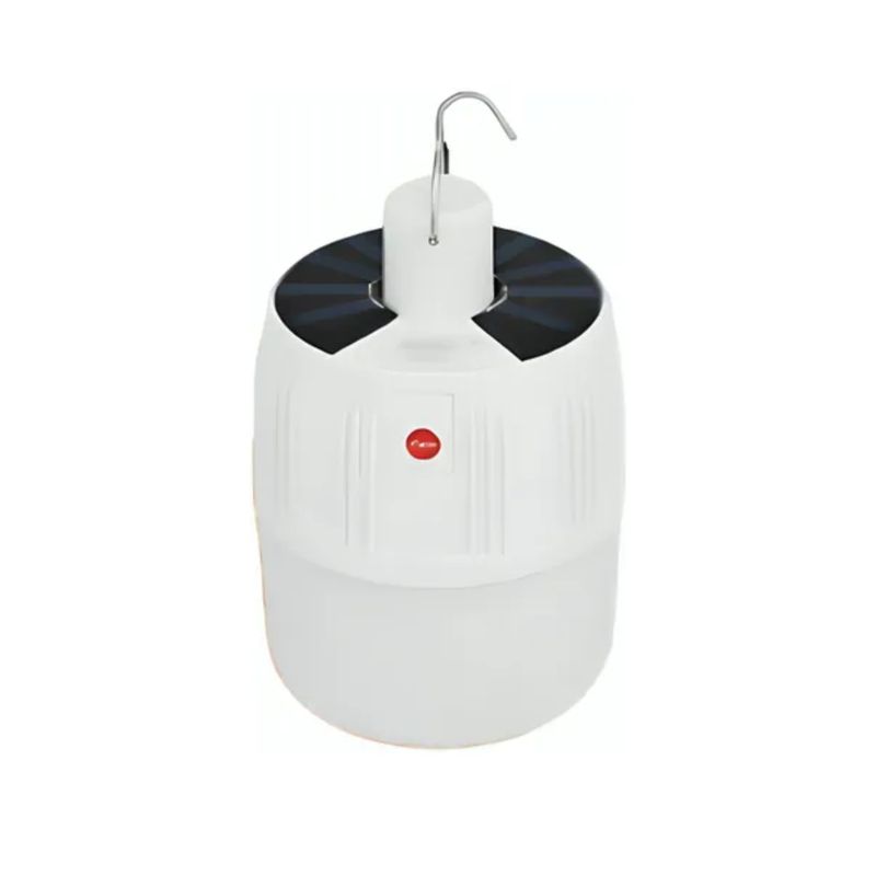 LEXMANA - BOMBILLO SOLAR RECARGABLE CON CONTROL 3 NIVELES DE LUZ 50W LUZ FRIA