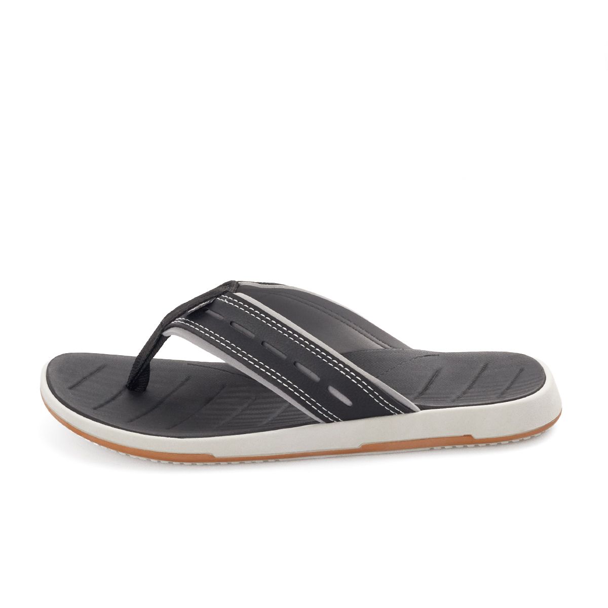 BEIRA RIO - SANDALIA PLANA NEGRO BLANCO NEO BR SPORT