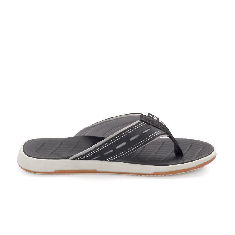 BEIRA RIO - SANDALIA PLANA NEGRO BLANCO NEO BR SPORT