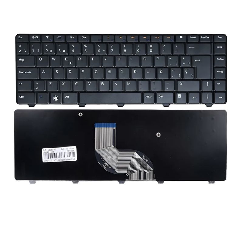 GENERICO - Teclado Para Dell Inspir N4030 N4010 N4020 N5030 N3010 M4010 Mod 2