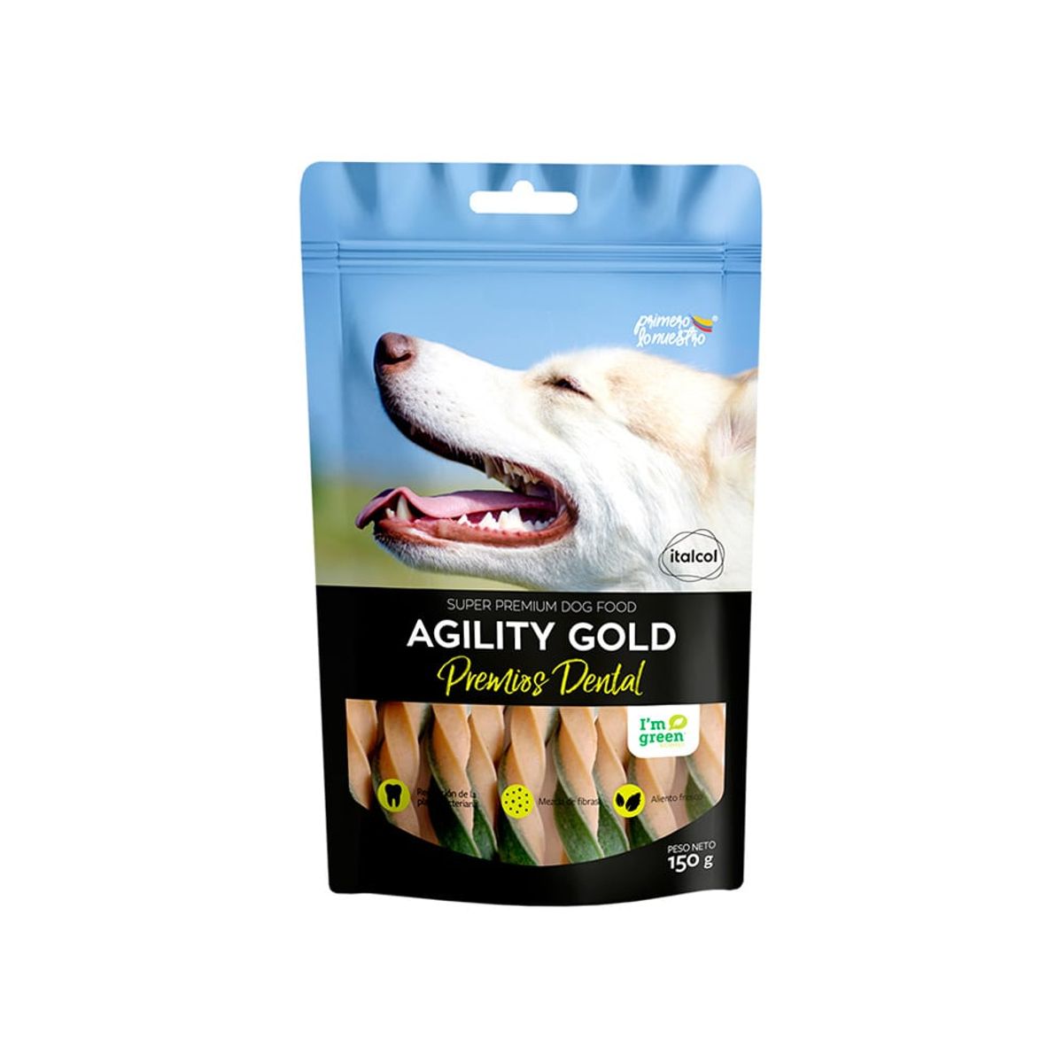 AGILITY GOLD - Galletas Agility Gold Premios Dentales – 150 g