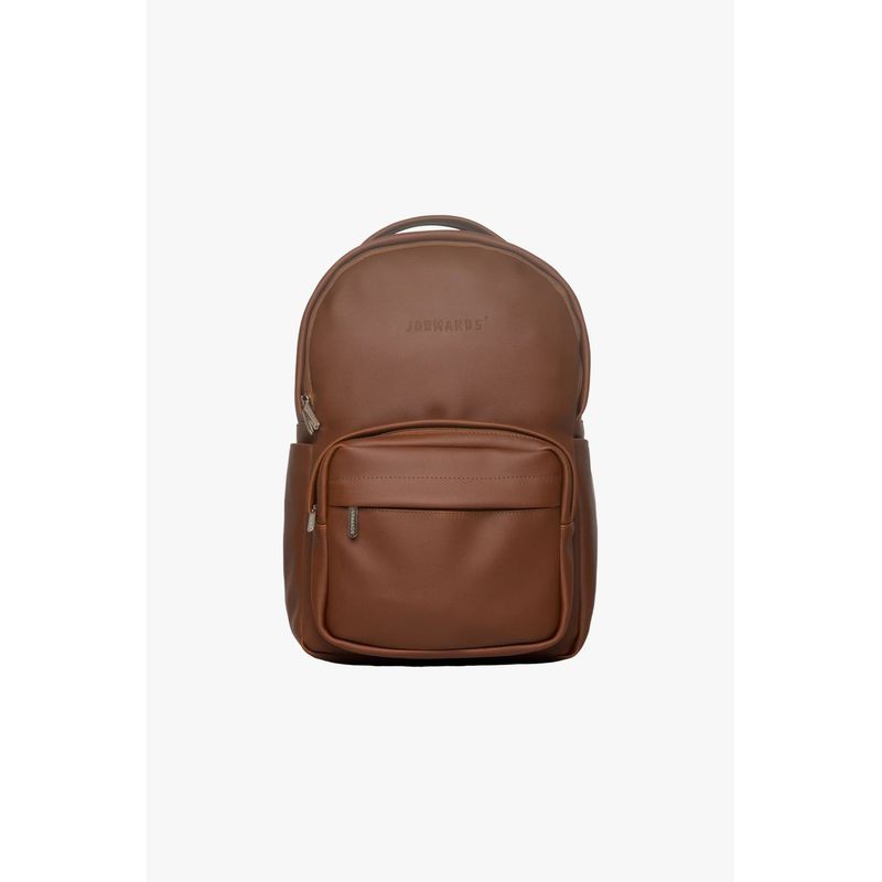 JORMANDS - Mochila Jormands M30 de Cuero Vegano Café