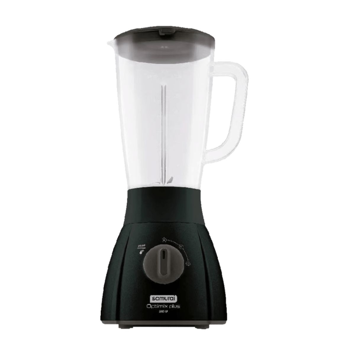 SAMURAI - Licuadora Samurai Optimix Plus 2 L Negra Con Vaso De Plastico 110V