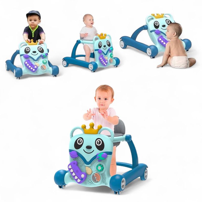 BRITOCHET - Caminador Andadera Musical Bebé con Juegos Didáctico REF BC-6010  AZUL