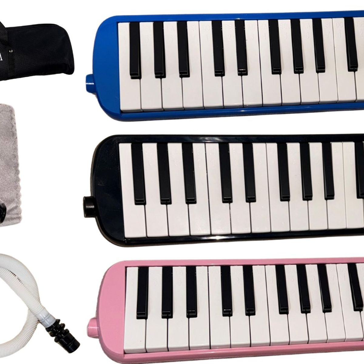 MAZUGI - Melodica Escolar De 32 Teclas Estuche Y 3 Accesorios Teclado