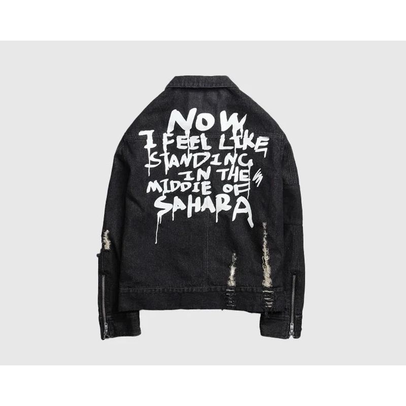 VANN - Chaqueta Denim Para Hombre Negro