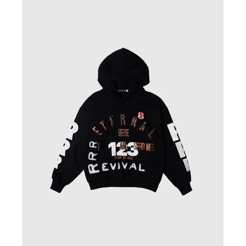 VANN - Buzo Revival Hoodie Negro