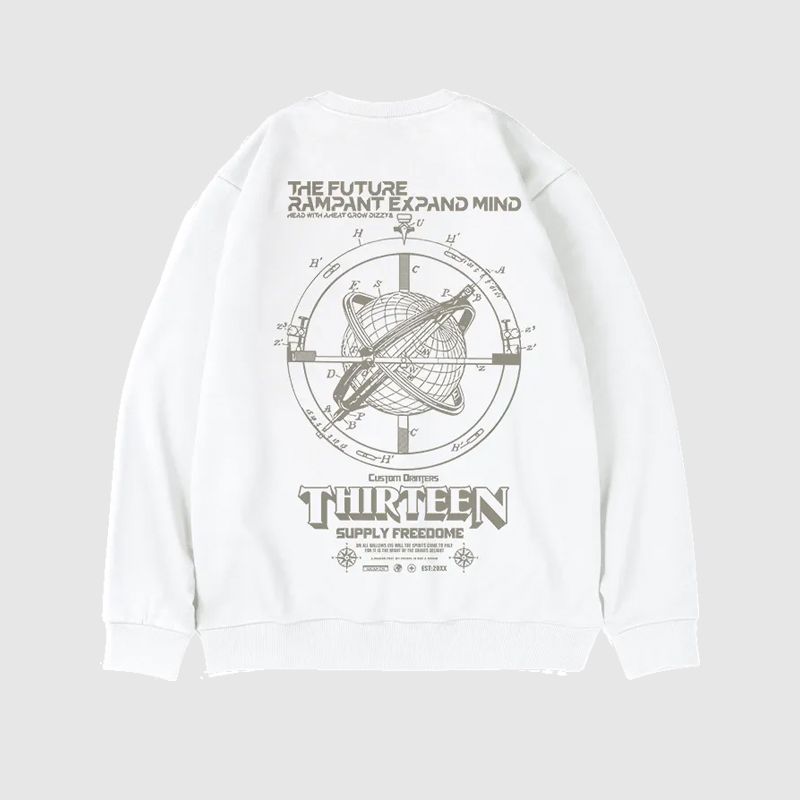 VANN - Buzo Lunar Crewneck Blanco