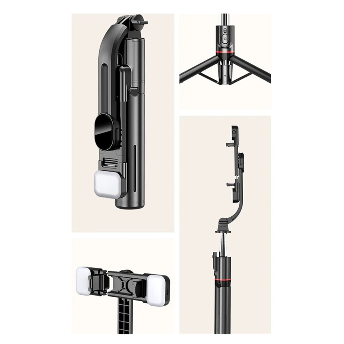 GENERICO - Trípode Keelead Portátil Con Bluetooth Soporte De 4566 L13d