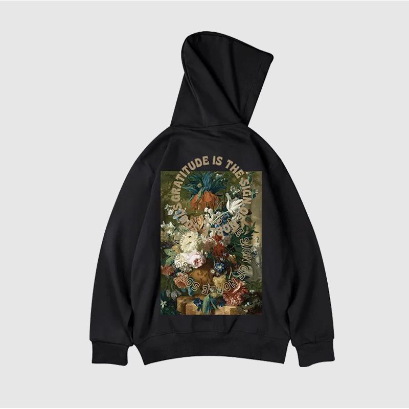 VANN - Buzo Gratitud Hoodie Gris