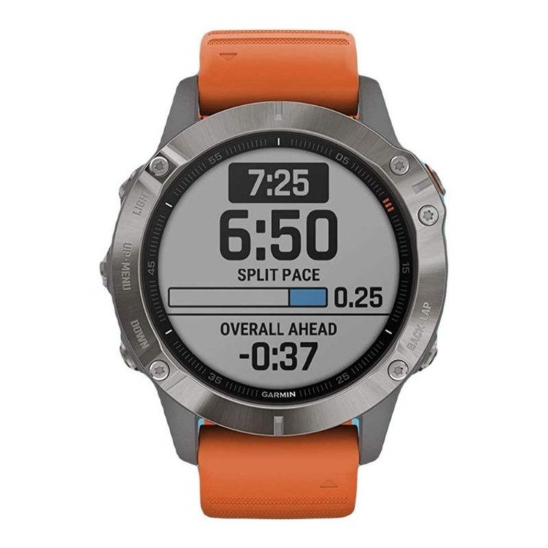 GARMIN - Garmin Fenix 6 Zafiro Naranja (47mm)