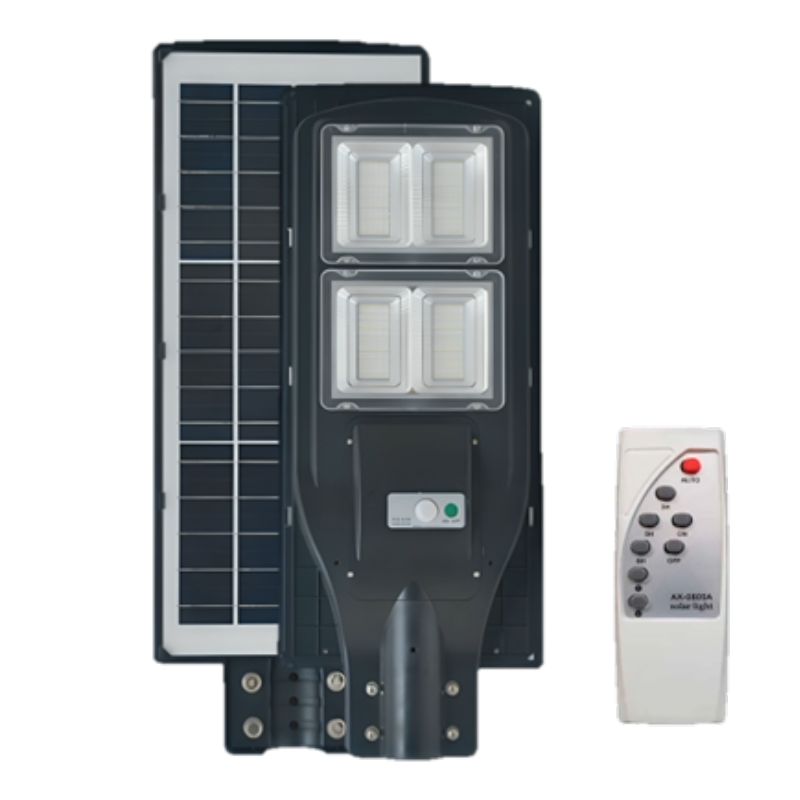 LEXMANA - LÁMPARA ALUMBRADO PUBLICO CON PANEL SOLAR LED 400W LUZ FRIA