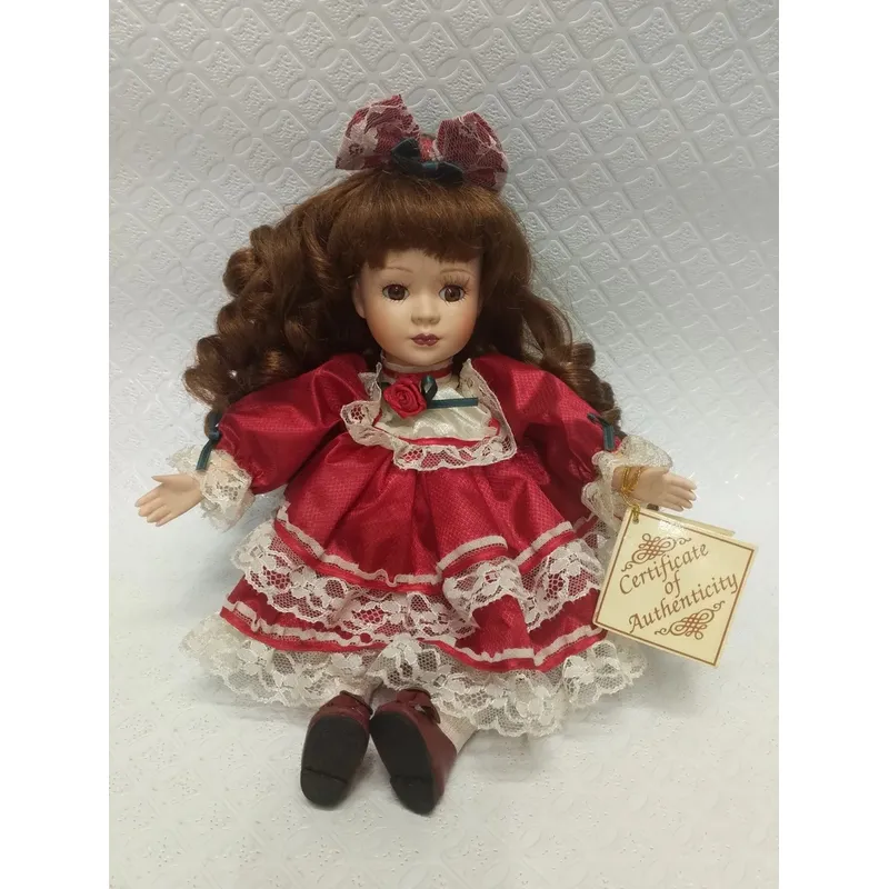 GENERICO - Muñeca Antigua Porcelana De Cuerda Con Sonido Y Movimiento