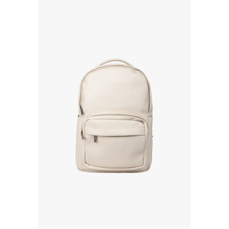 JORMANDS - Mochila Jormands M30 de Cuero Vegano Hueso