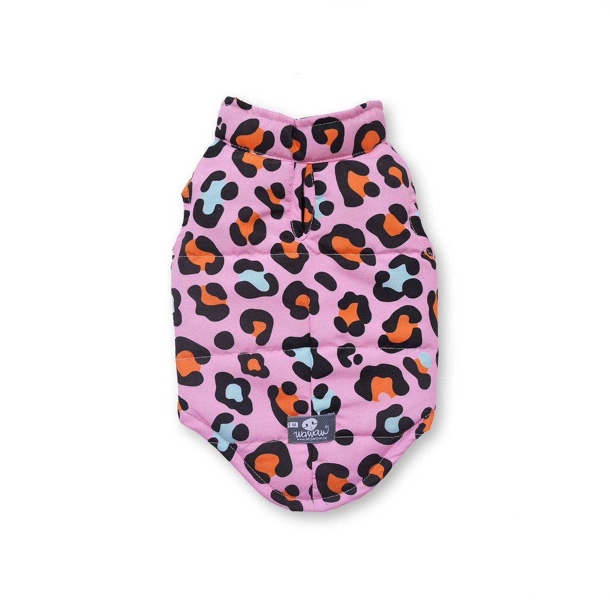 WAWAW - Chaleco S sub rosa animal print