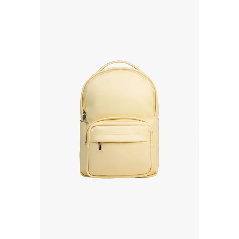 JORMANDS - Mochila Jormands M30 de Cuero Vegano Amarillo