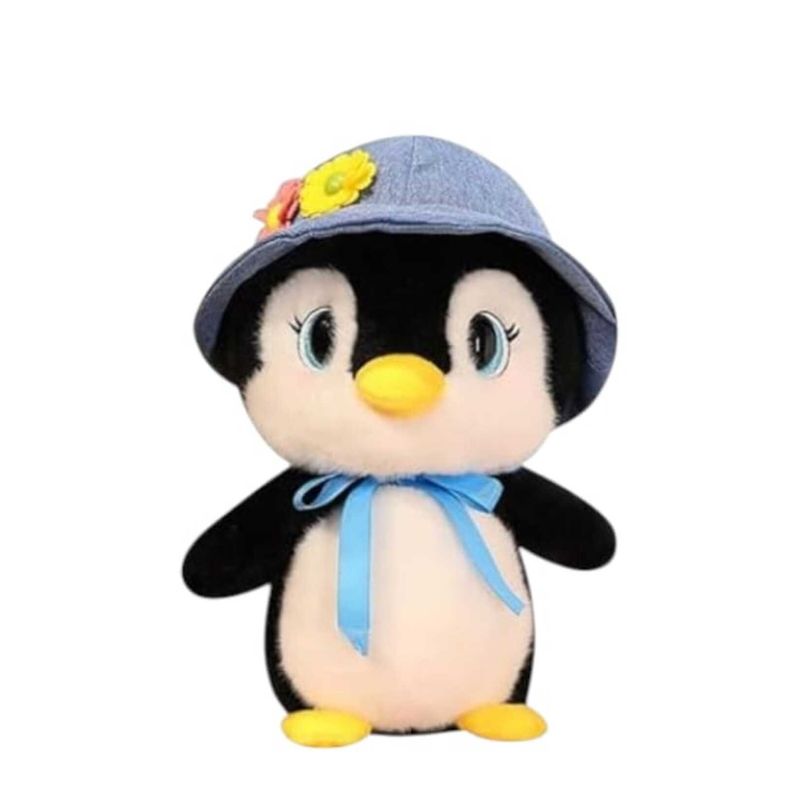 GENERICO - Peluche Pingüino Con Sombrero Azul  Un Toque De Ternura
