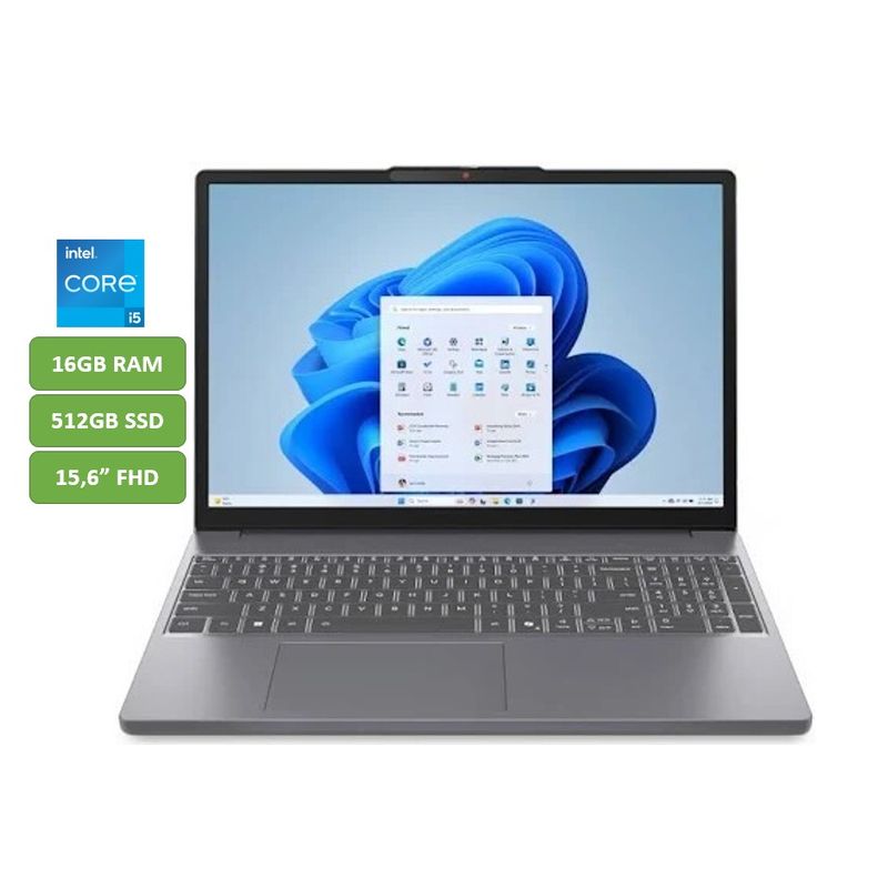 LENOVO - PORTATIL LENOVO SLIM CORE I5 13420H 16GB RAM 512GB SSD 15,3" WUXGA MOD: 3 15IRH10