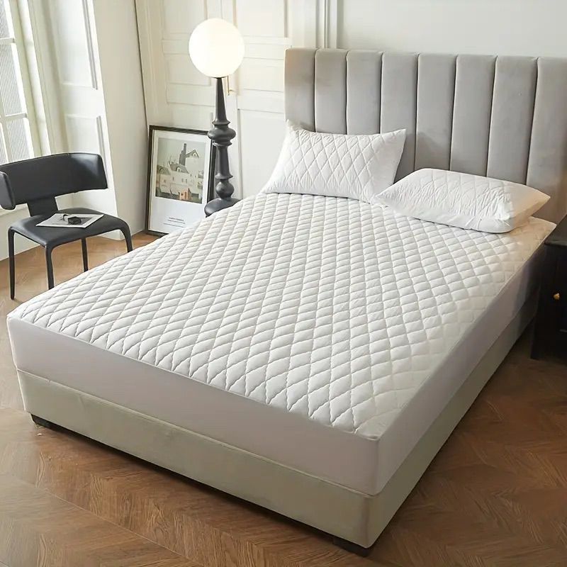 GENERICO - Protector de colchón + fundas de almohadas protectoras cama Matrimonial