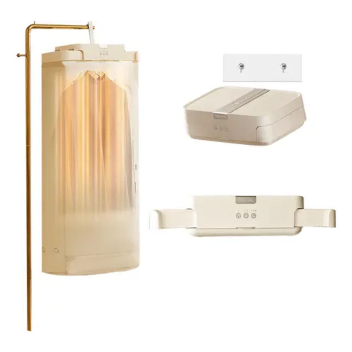 GENERICO - Secador de ropa portátil H105 rápido plegable y eficiente